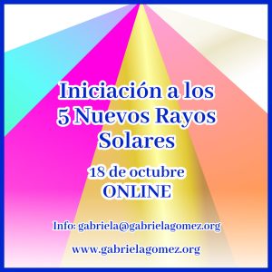 18 de octubre - Iniciación a los 5 nuevos rayos solares - Online (Español)