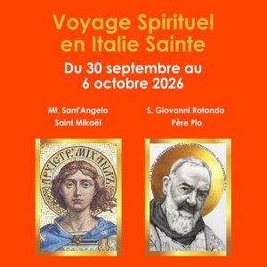 30 de septiembre al 6 de octubre de 2026 - Viaje espiritual a la ITALIA SANTA
