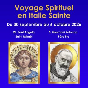 30 de septiembre al 6 de octubre de 2026 - Viaje espiritual a la ITALIA SANTA